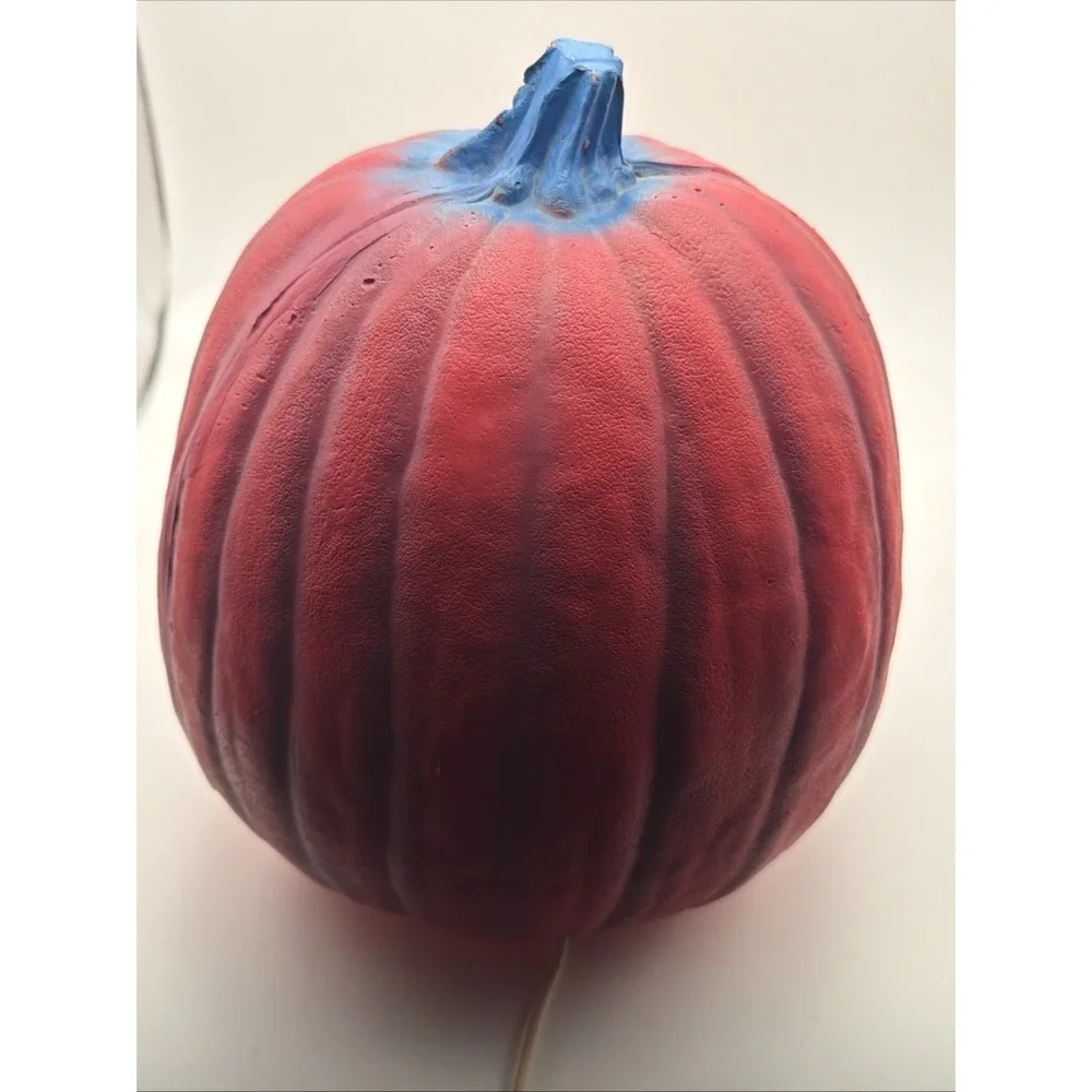 VTG Rare 1995 Trendmasters Pink Jack O Lantern Pumpkin Light Up Foam Blow Mold
